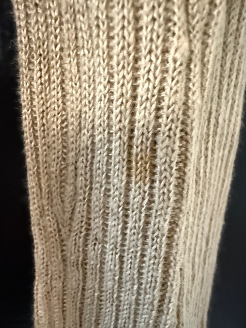 Linen Blend Ribbed Cardigan - Picture 10 of 11
